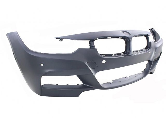BMW 3 SERIES  F30 FRONT BUMPER COVER W/O WASHER W/ PDC W/ CAMERA HOLE W/ PARK ASSIST